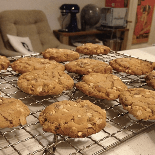 Choc chip PB oatmeal