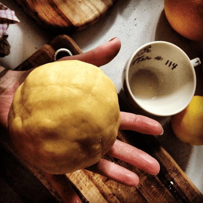 Shortcrust dough ball