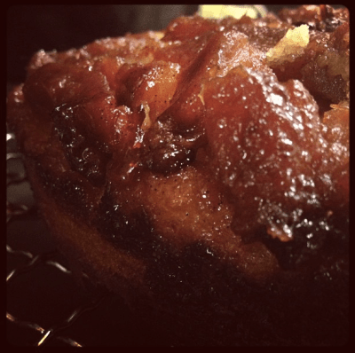 Quince upside-down cake
