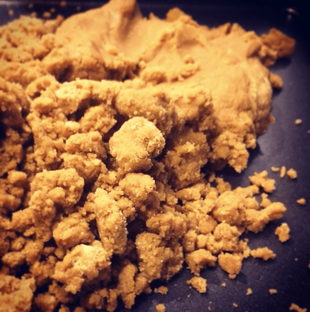 Graham cracker dough