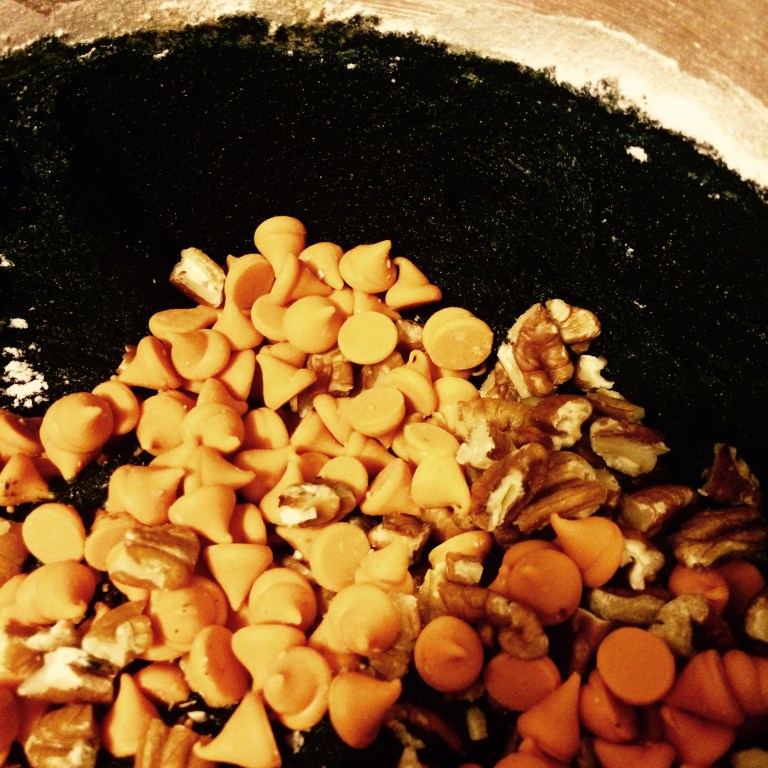 Trick and treat cookie dough