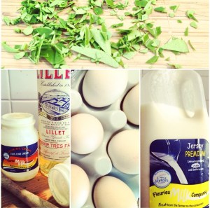 Limoncello kaffir lime ice-cream